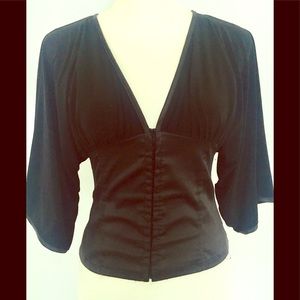 Vintage kimono sleeve corset top.